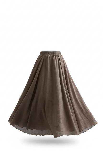 Jupe Longue Smockée