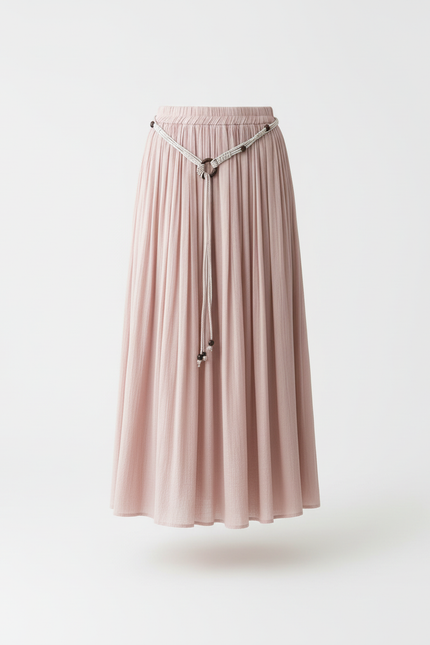 Jupe Longue En Jersey De Coton