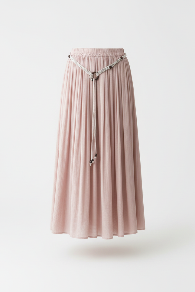 Jupe Longue En Jersey De Coton