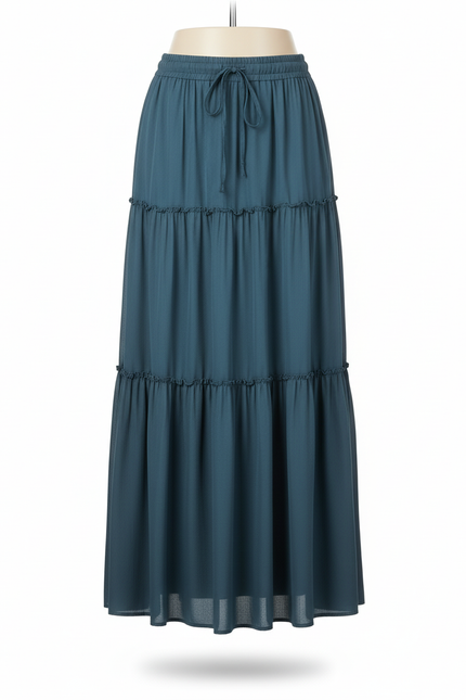 Jupe Longue Bleu Canard