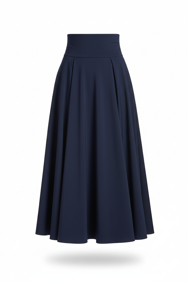 Jupe Longue Bleu Marine Mariage