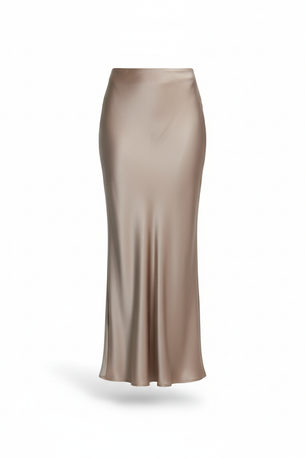 Jupe Longue Satin Fluide Élégante