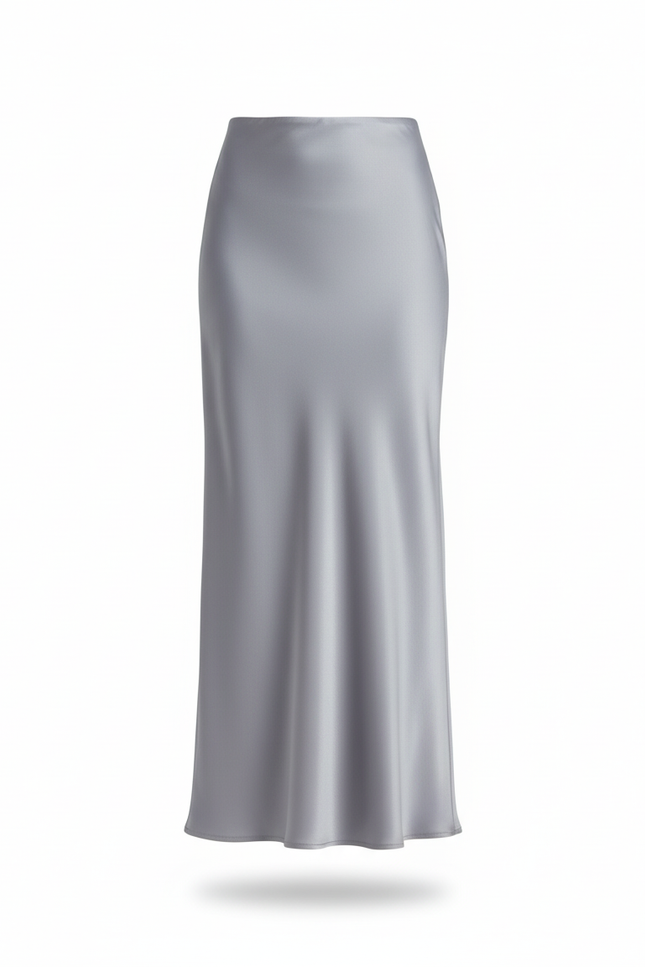 Jupe Longue Argentee