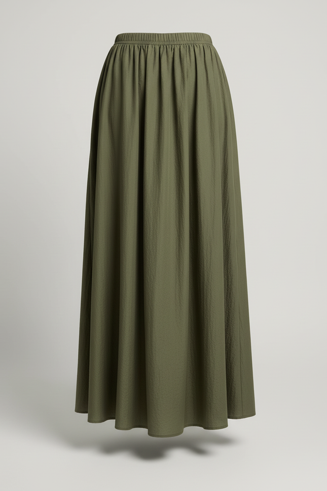 Jupe Smockée Longue