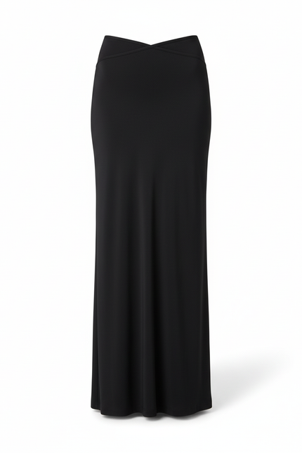 Jupe Longue Asymétrique Noire