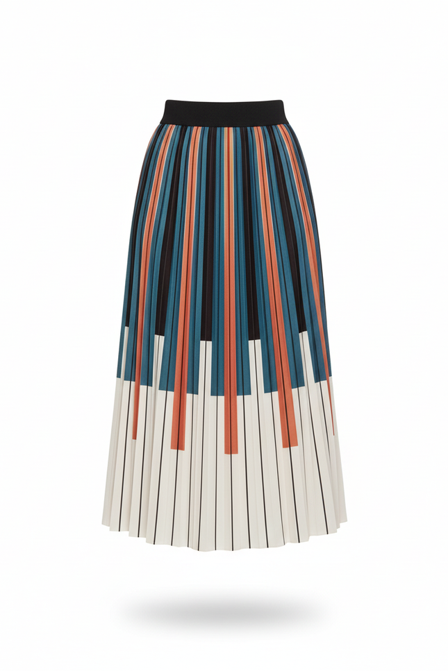 Jupe Longue A Rayure