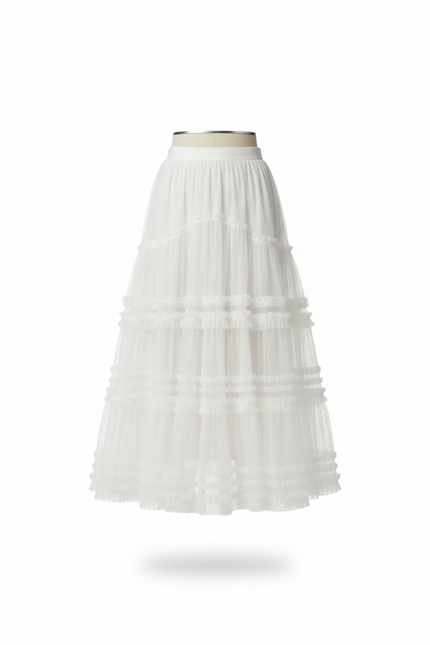 Jupe Longue Tulle Bouffante