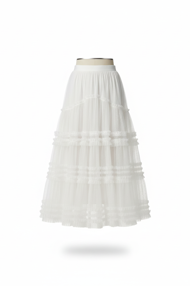 Jupe Longue Tulle Bouffante