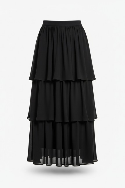 Jupe Longue Bleu Brillant Chic