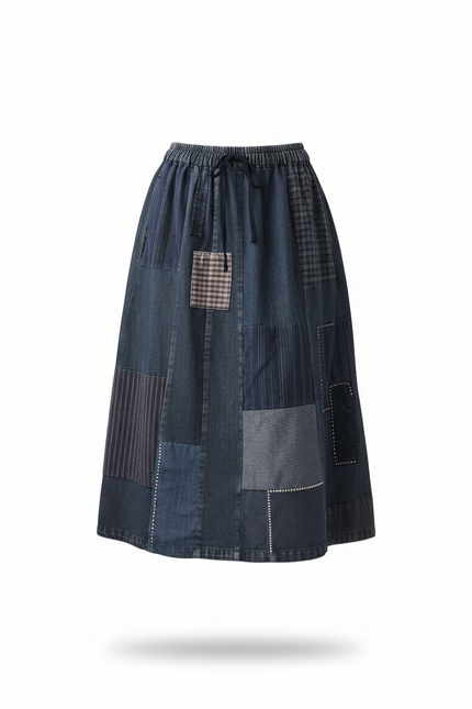 Jupe En Jean Longue Elastique