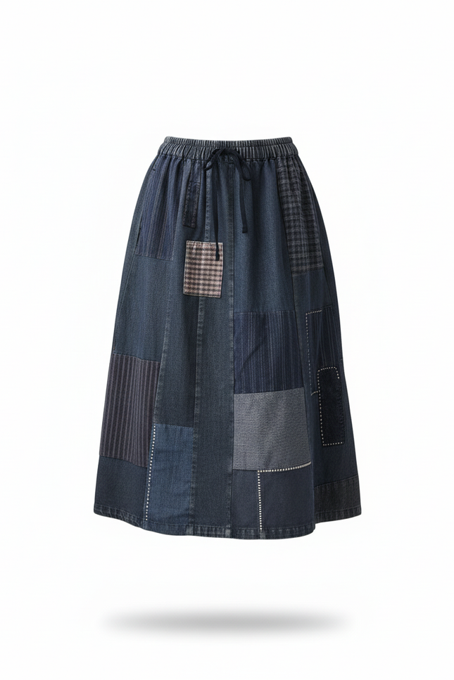 Jupe En Jean Longue Elastique