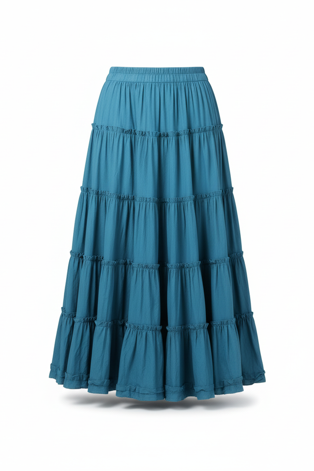 Jupe Longue Matiere T Shirt