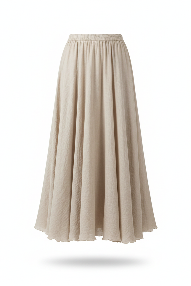 Jupe Longue Lin Fluide Bohème