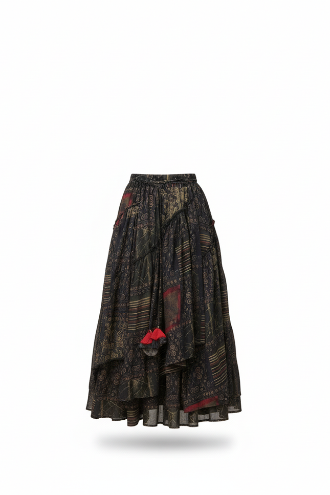 Jupe Longue Ethnique Fluide Bohème