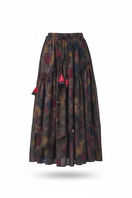 Jupe Longue Wax Femme