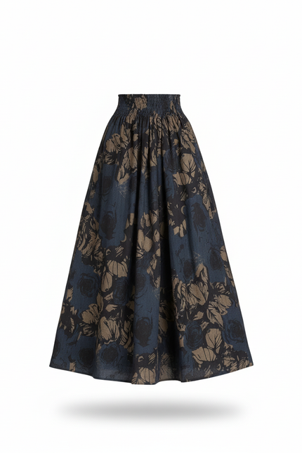 Jupe Longue Florale Ample Vintage