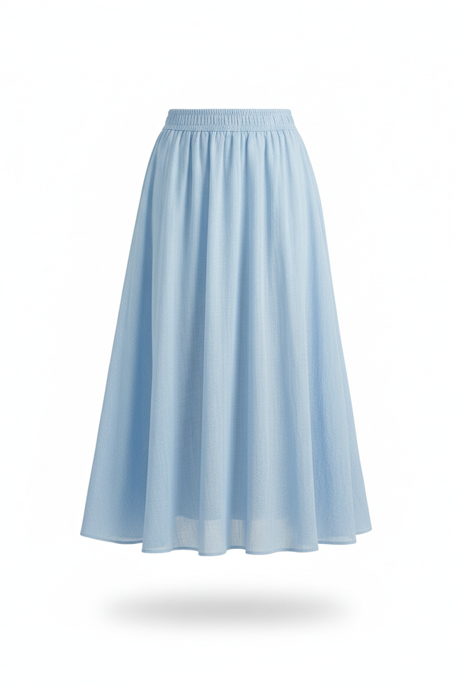 Jupe Longue Bleu Clair