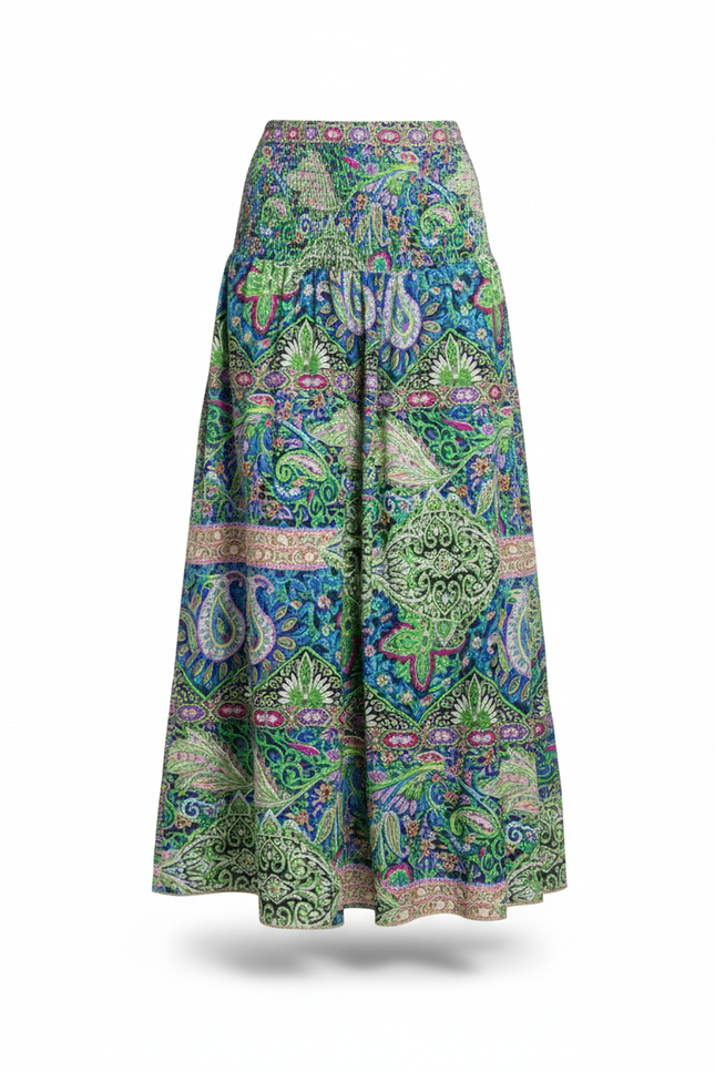 Jupe Longue Imprimé Floral Bohème Chic