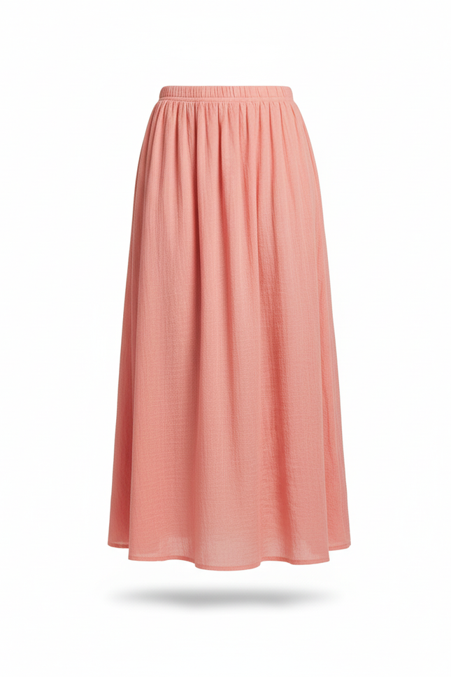 Jupe Longue Corail Lin Bohème