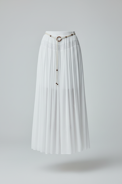 Jupe Longue Blanche Fluide Bohème