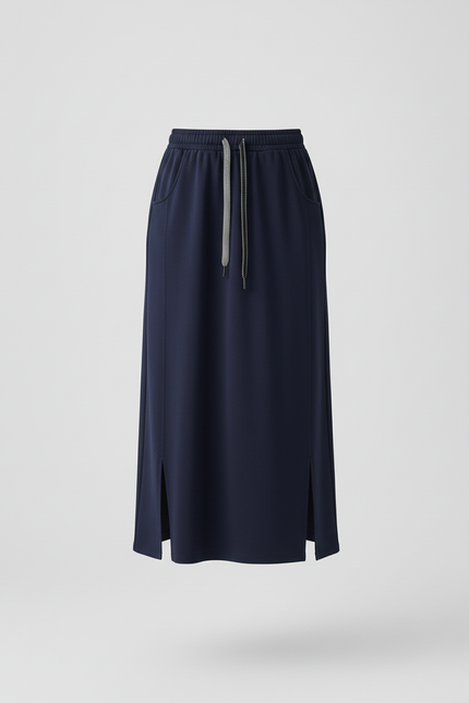 Jupe Fendue Mi-Longue