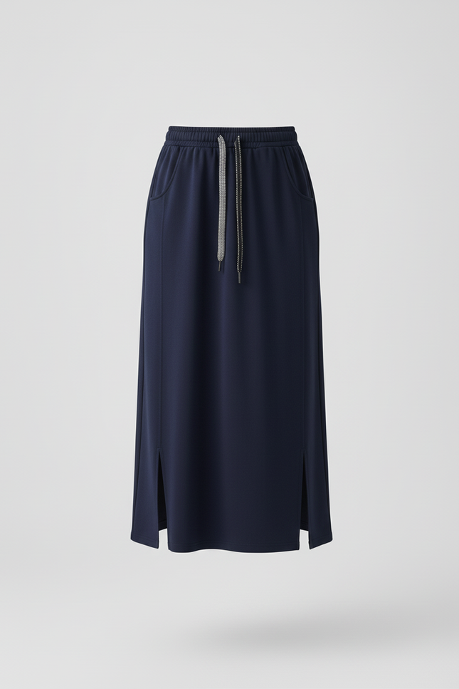 Jupe Fendue Mi-Longue