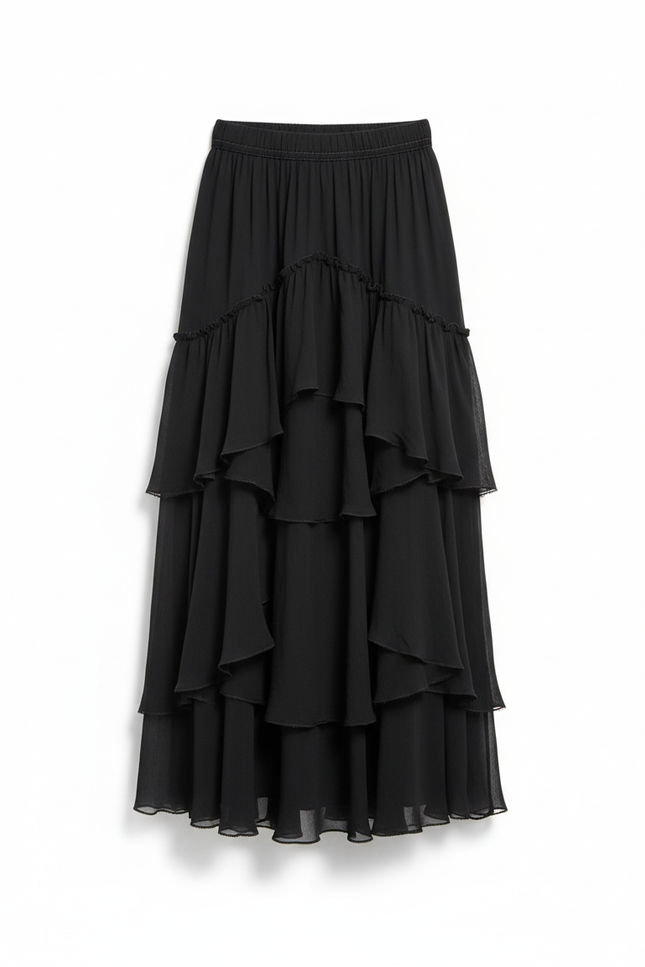 Jupe Longue Imprimée Florale Bohème Femme