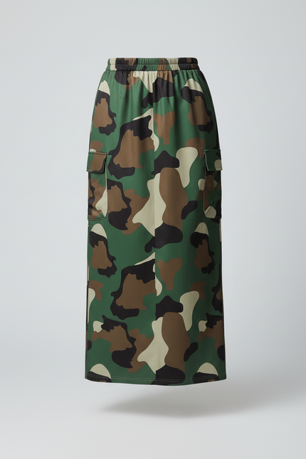 Jupe Longue Camouflage