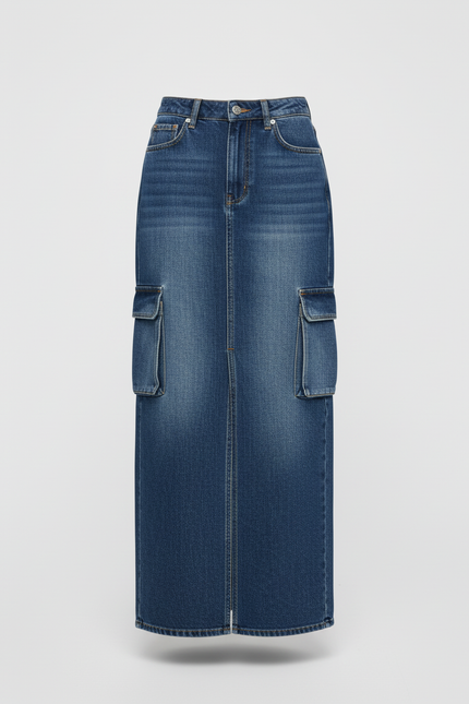 Jupe Longue Jean Grande Taille