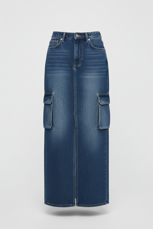 Jupe Longue Jean Grande Taille