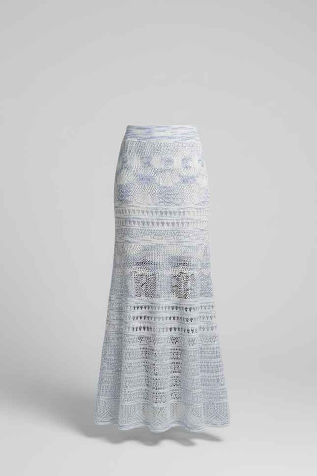 Jupe Longue Crochet Ajourée Bohème