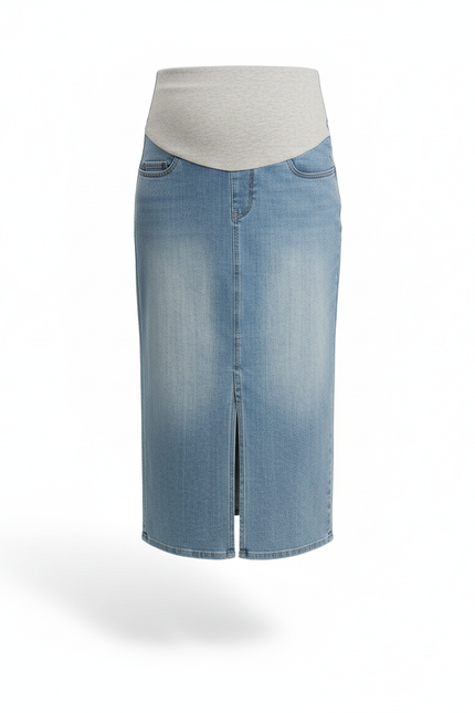 Jupe Longue En Jean Avec Fente