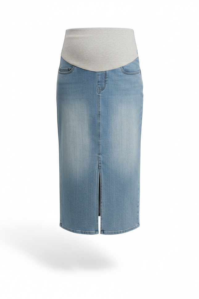 Jupe Longue En Jean Avec Fente