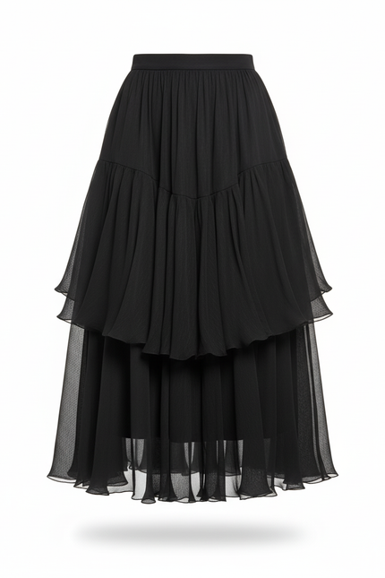 Jupe Demi Cloche Longue