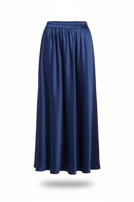 Jupe Bleu Roi Longue
