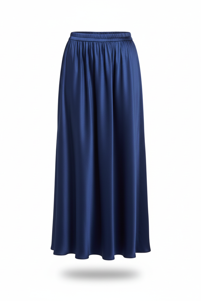 Jupe Bleu Roi Longue
