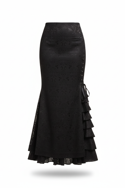 Jupe Sirene Longue Noire