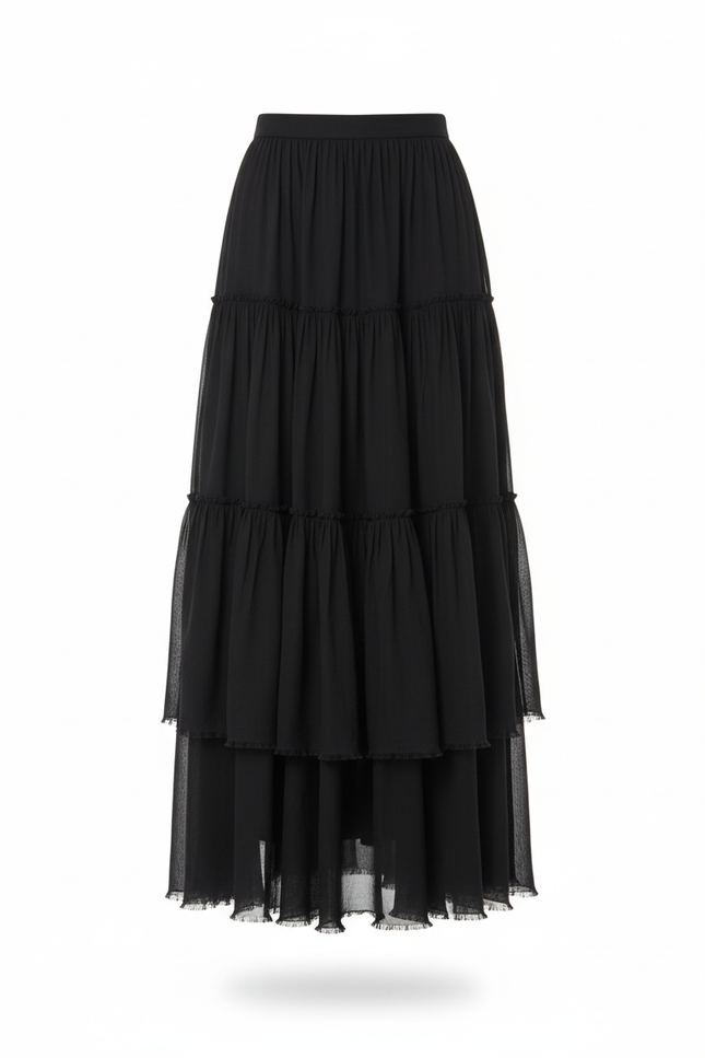 Jupe Longue Dégradée Fluide