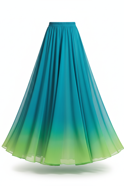 Jupe Longue Dégradé Fluide Élégante