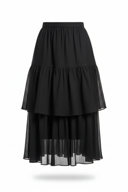 Jupe Longue Rayée Taille Basse Sexy