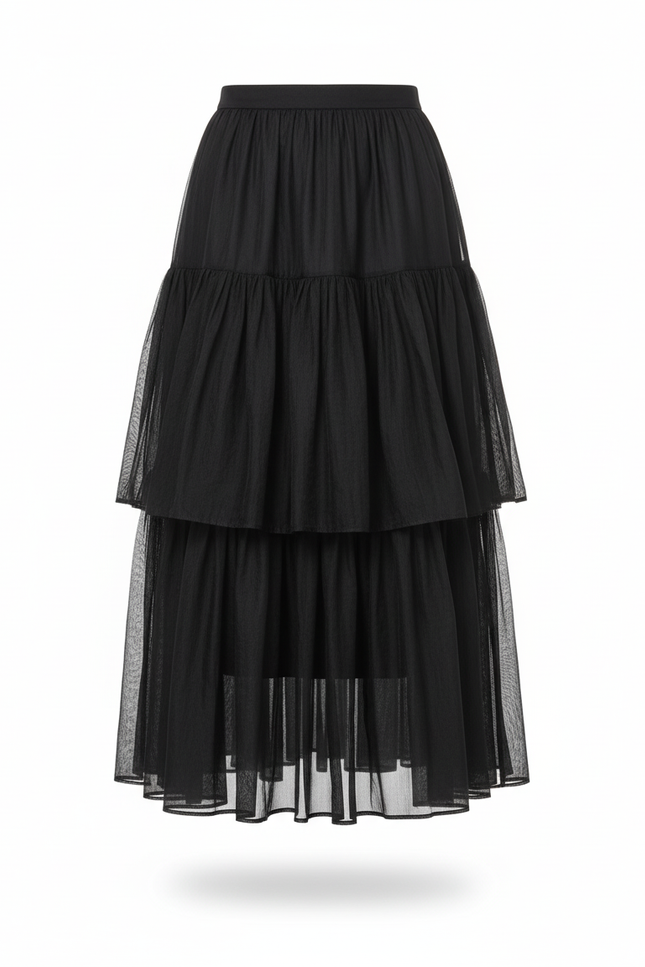 Jupe Cloche Longue Soiree