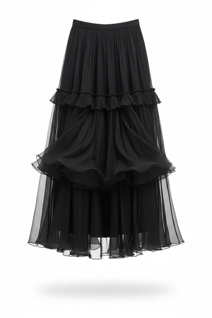 Jupe Longue Patchwork Fluide Bohème