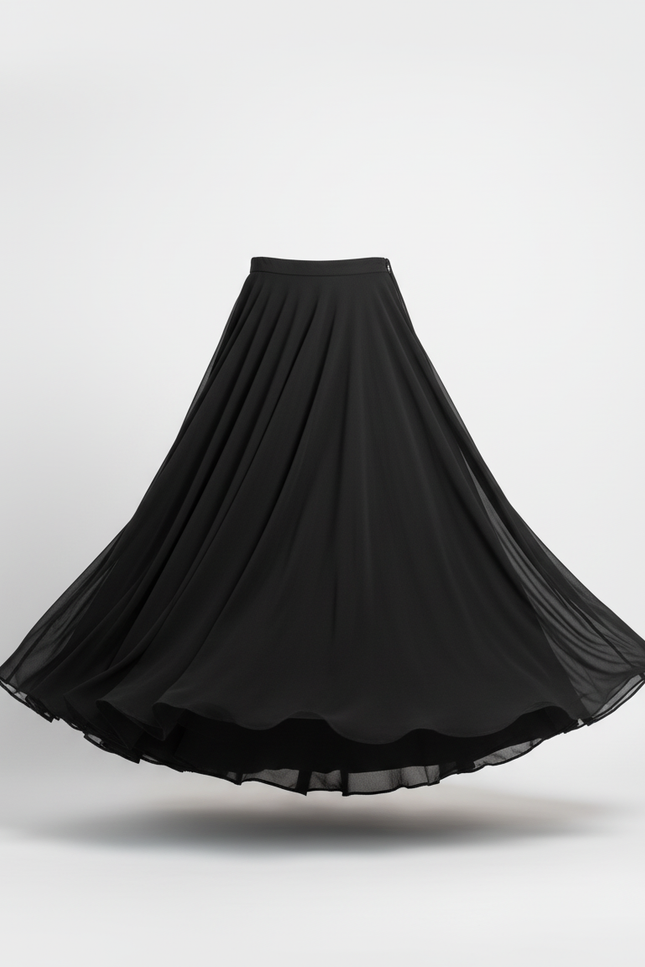 Jupe Longue Chiffon Fluide Élégante