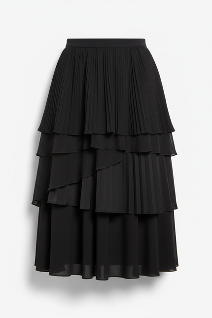 Jupe Longue Paillettes Jaune Élégante