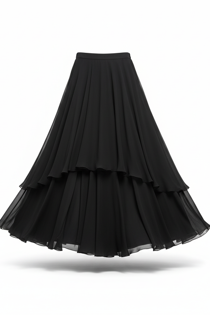 Jupe Longue Bleu Turquoise Fendue Fluide