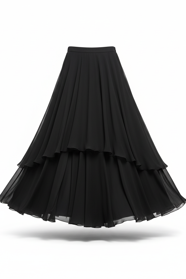 Jupe Longue Bleu Turquoise Fendue Fluide