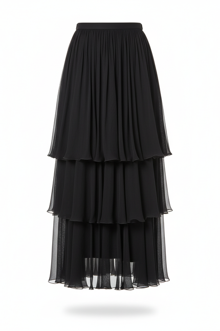 Jupe Longue Blanche Fluide Fendue