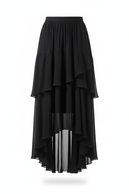 Jupe Longue Bleu Ciel Soyeuse Fluide