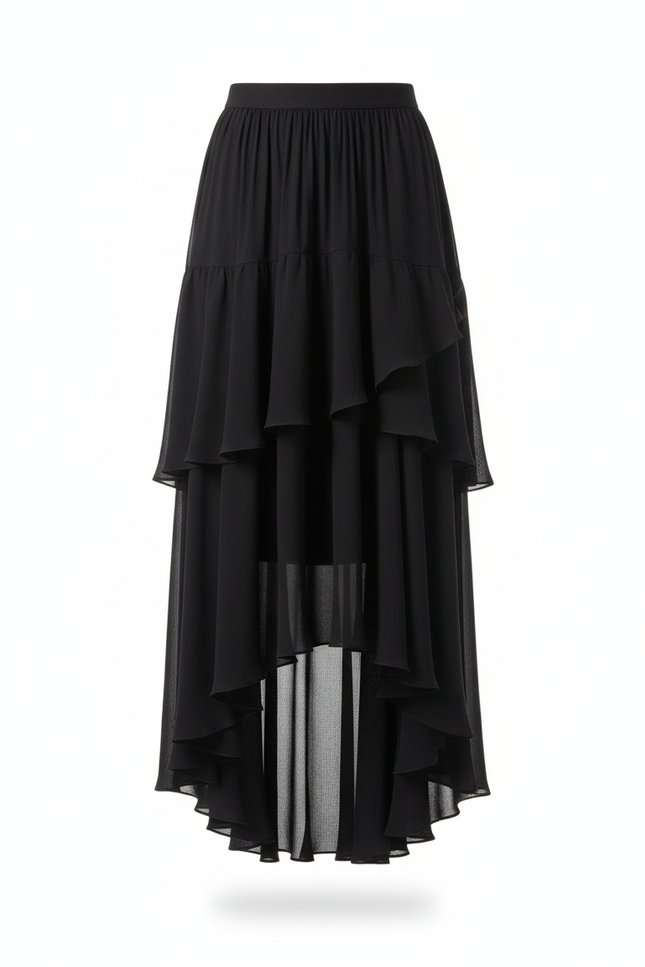 Jupe Longue Bleu Ciel Soyeuse Fluide