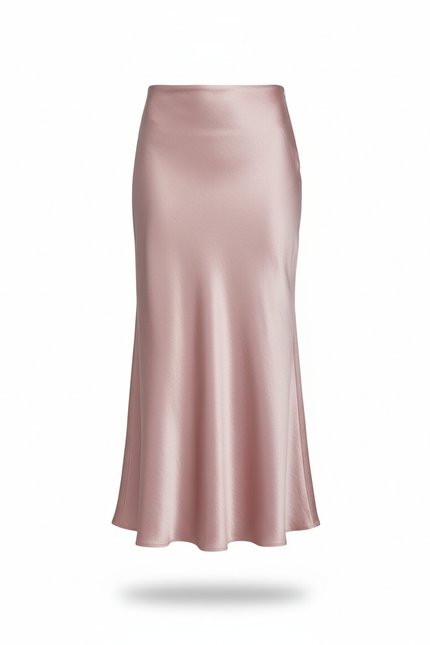 Jupe Longue Satinée Fluide Élégante